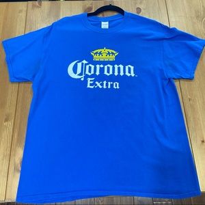 Corona Extra Graphic T-shirt, Blue, Size L